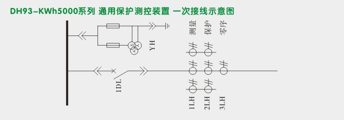 线路保护,DH93微机综合保护装置,综保接线图