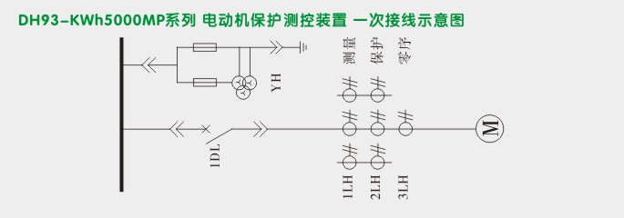 电动机保护,DH93微机综合保护装置,综保接线图